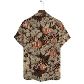 San Francisco Giants Vintage Palm Hawaiian Shirt Back - TeeAloha