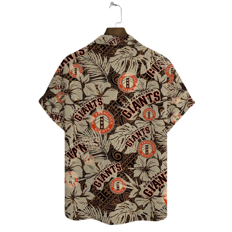 San Francisco Giants Vintage Palm Hawaiian Shirt