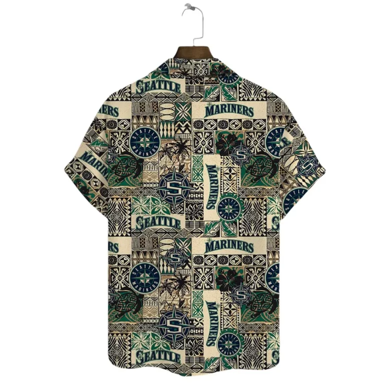 Seattle Mariners Aloha Waves Hawaiian Shirt