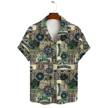 Seattle Mariners Aloha Waves Hawaiian Shirt