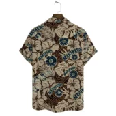 Seattle Mariners Coastal Breeze Hawaiian Shirt Back - TeeAloha