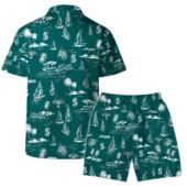 Seattle Mariners Island Vibes Hawaiian Shirt Back With Short - TeeAloha