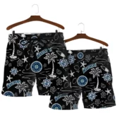 Seattle Mariners Ocean Palms Hawaiian Short - TeeAloha