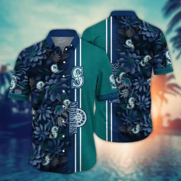 Seattle Mariners Pacific Paradise Hawaiian Shirt