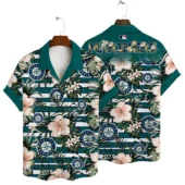 Seattle Mariners Palm Paradise Hawaiian Shirt - TeeAloha