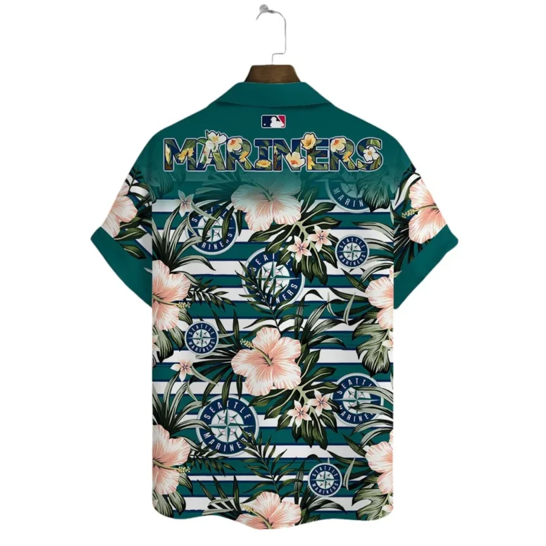 Seattle Mariners Palm Paradise Hawaiian Shirt