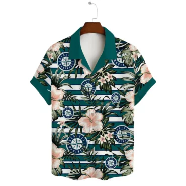 Seattle Mariners Palm Paradise Hawaiian Shirt