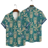 Seattle Mariners Paradise Wave Hawaiian Shirt - TeeAloha