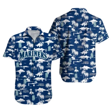 Seattle Mariners Surfside Vibes Hawaiian Shirt