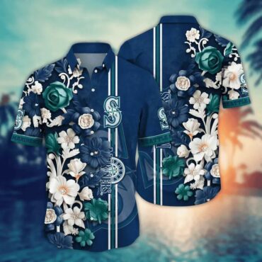 Seattle Mariners Tidal Wave Hawaiian Shirt