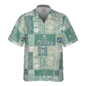 Seattle Mariners Tropical Escape Hawaiian Shirt Front - TeeAloha