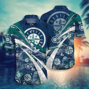 Seattle Mariners Tropical Surf Hawaiian Shirt