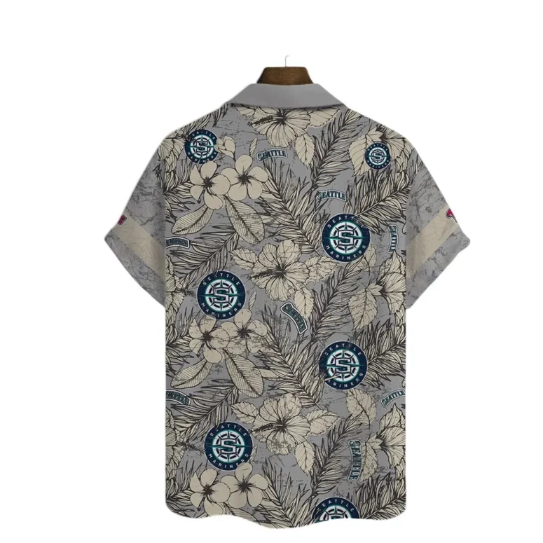 Seattle Mariners Wave Crest Hawaiian Shirt