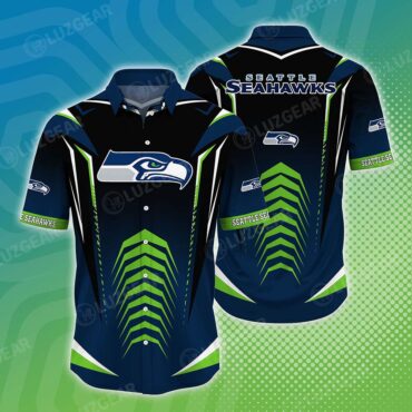 Seattle Seahawks Legacy Arrow Hawaiian Shirt