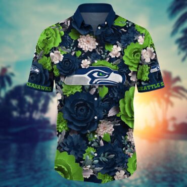 Seattle Seahawks Lush Garden Hawaiian Shirt