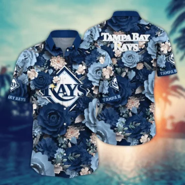 Tampa Bay Rays Floral Frenzy Hawaiian Shirt