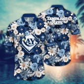 Tampa Bay Rays Floral Paradise Hawaiian Shirt