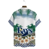 Tampa Bay Rays Island Paradise Hawaiian Shirt Back - TeeAloha