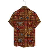 Tampa Bay Rays Island Sunset Hawaiian Shirt Back - TeeAloha