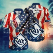 Tampa Bay Rays Midnight Garden Hawaiian Shirt