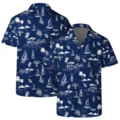 Tampa Bay Rays Nautical Escape Hawaiian Shirt - TeeAloha