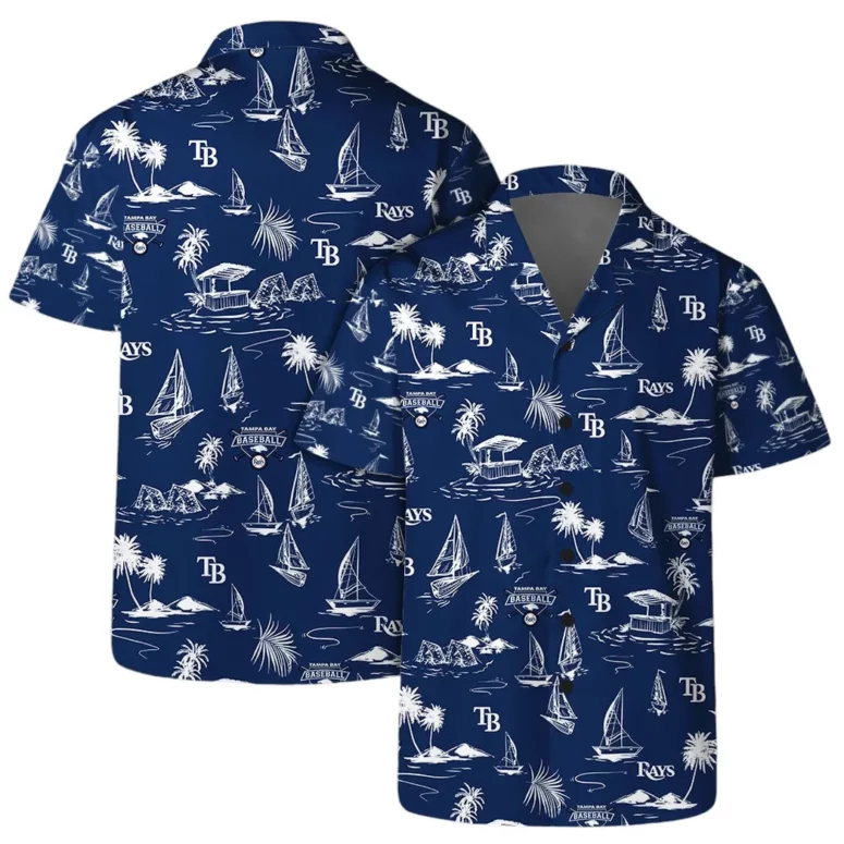 Tampa Bay Rays Nautical Escape Hawaiian Shirt