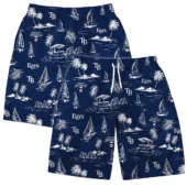 Tampa Bay Rays Nautical Escape Hawaiian Short - TeeAloha