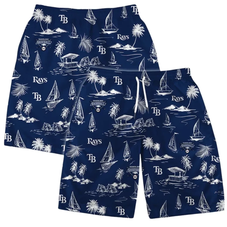 Tampa Bay Rays Nautical Escape Hawaiian Shirt