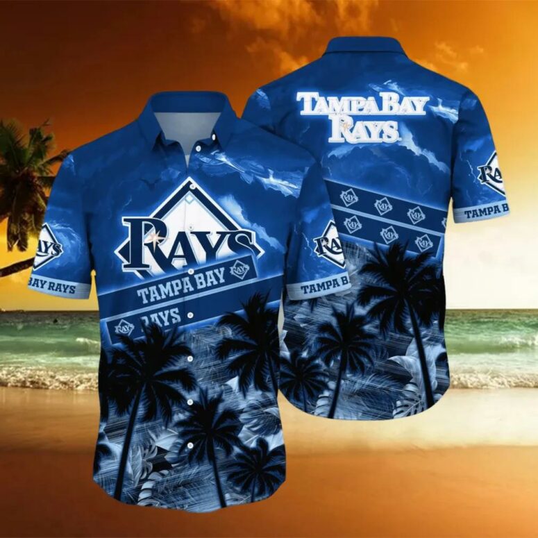 Tampa Bay Rays Ocean Sunset Hawaiian Shirt