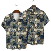 Tampa Bay Rays Patchwork Heritage Hawaiian Shirt - TeeAloha