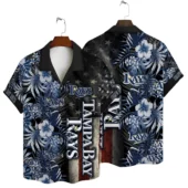 Tampa Bay Rays Stars Stripes Hawaiian Shirt - TeeAloha