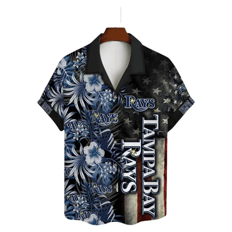 Tampa Bay Rays Stars & Stripes Hawaiian Shirt