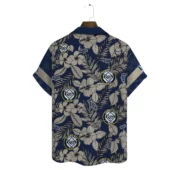 Tampa Bay Rays Surfer Tiki Hawaiian Shirt Back - TeeAloha