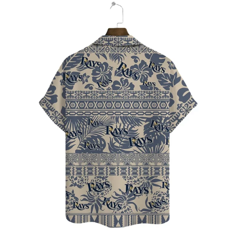 Tampa Bay Rays Tribal Pattern Hawaiian Shirt