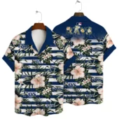 Tampa Bay Rays Tropical Hibiscus Hawaiian Shirt - TeeAloha