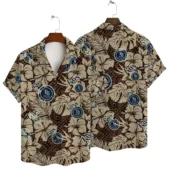 Tampa Bay Rays Tropical Logo Hawaiian Shirt - TeeAloha