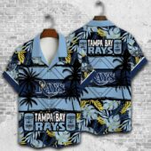 Tampa Bay Rays Tropical Palms Hawaiian Shirt - TeeAloha