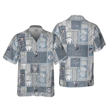 Tampa Bay Rays Vintage Pineapple Hawaiian Shirt