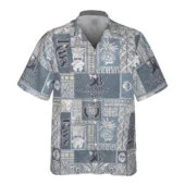 Tampa Bay Rays Vintage Pineapple Hawaiian Shirt Front - TeeAloha