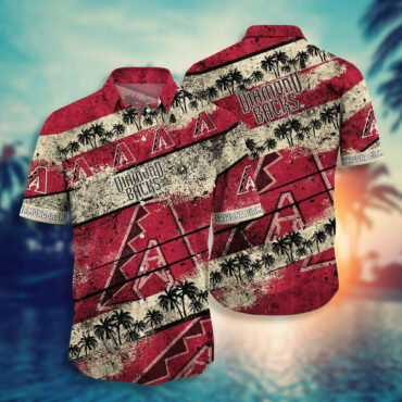 Arizona Diamondbacks Desert Blaze Hawaiian Shirt