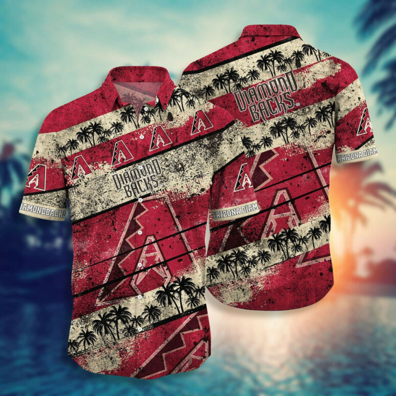 Arizona Diamondbacks Desert Blaze Hawaiian Shirt