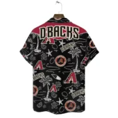 Arizona Diamondbacks Desert Oasis Hawaiian Shirt Back - TeeAloha