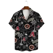 Arizona Diamondbacks Desert Oasis Hawaiian Shirt Front - TeeAloha