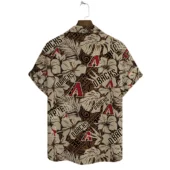 Arizona Diamondbacks Desert Sunset Hawaiian Shirt Back - TeeAloha