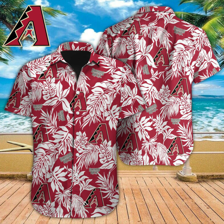 Arizona Diamondbacks Sunlit Horizon Hawaiian Shirt