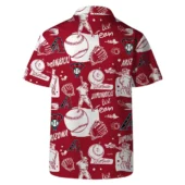 Arizona Diamondbacks Sunset Cactus Hawaiian Shirt Back - TeeAloha