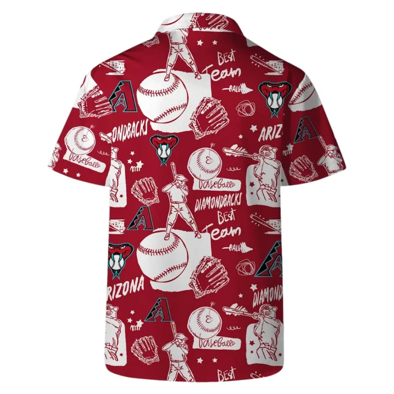 Arizona Diamondbacks Sunset Cactus Hawaiian Shirt