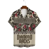 Arizona Diamondbacks Sunset Glow Hawaiian Shirt Front - TeeAloha