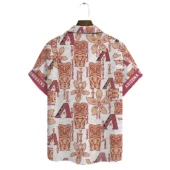 Arizona Diamondbacks Twilight Cactus Hawaiian Shirt Back - TeeAloha