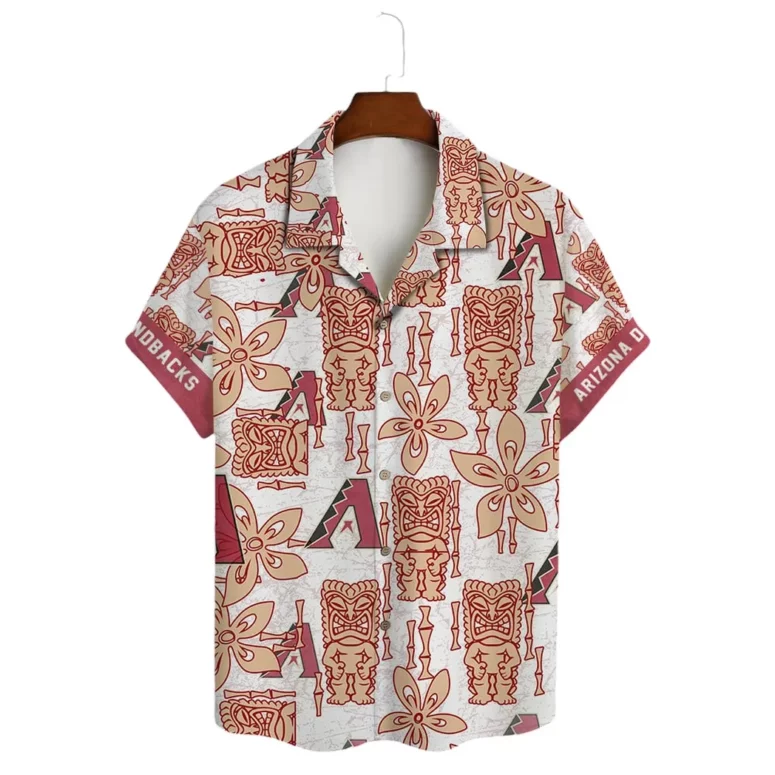 Arizona Diamondbacks Twilight Cactus Hawaiian Shirt